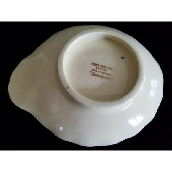 James Kent ROSALYNDE Chintz Embossed Floral Tab Handled Side Dish Bowl Vintage - Picture 6 of 7